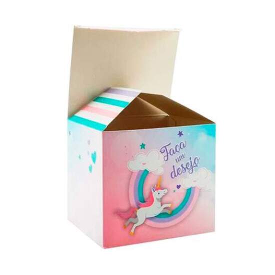 Caixinha Presente Unicrnio para Caneca - 354 ml