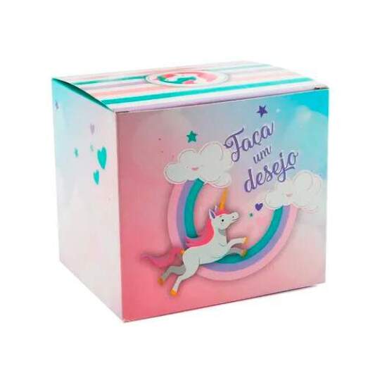 Caixinha Presente Unicrnio para Caneca - 354 ml