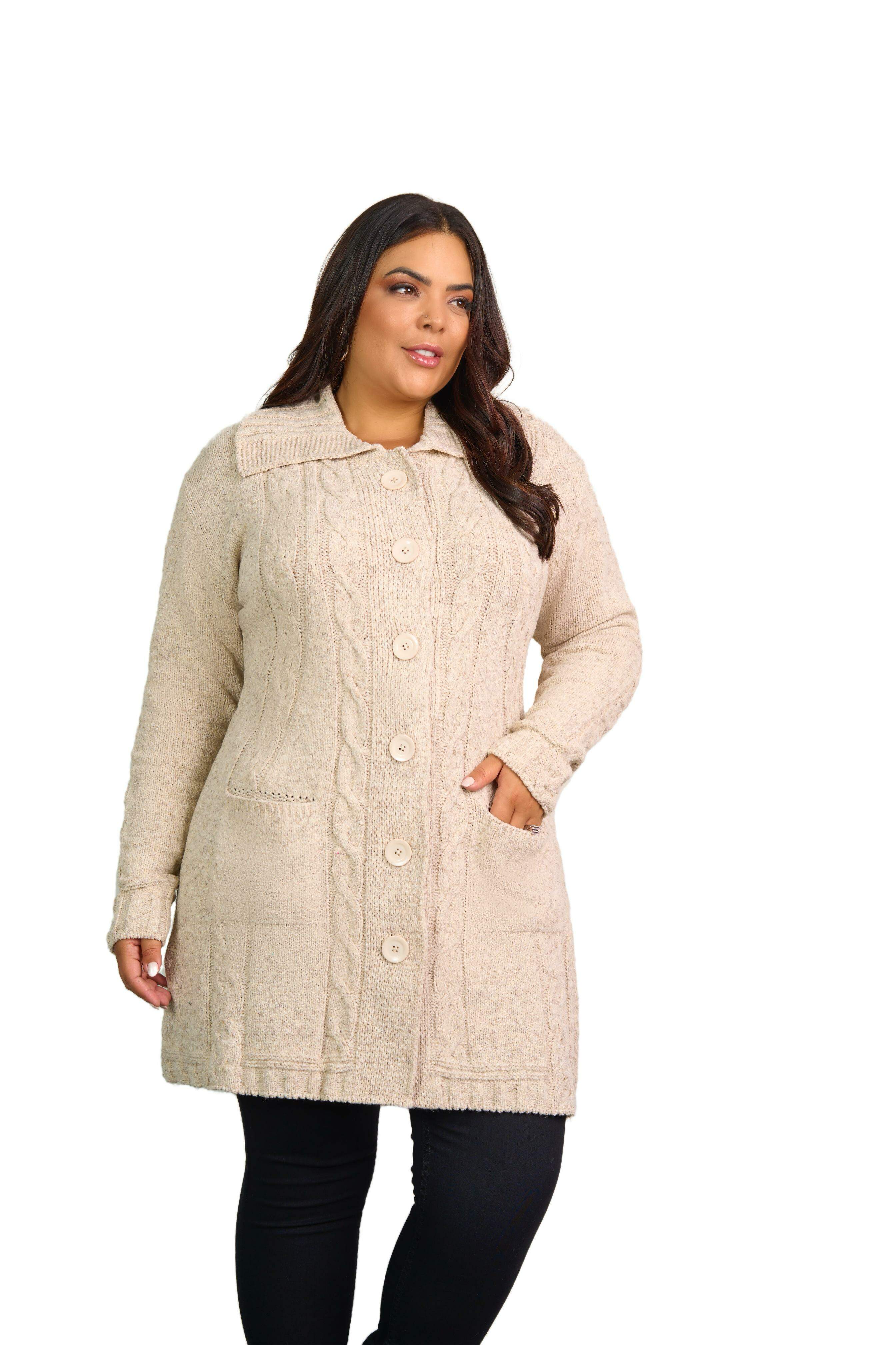 Sobretudo Mousse c/ Bolso Gola Polo - Wall Malhas