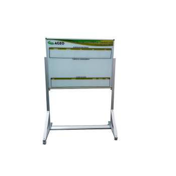 Lousa de Vidro Mvel 1,20 X 0,90 - Com Pelcula de Segurana