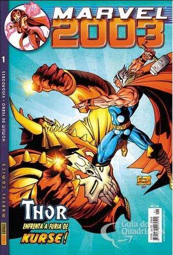 Thor enfrenta a Furia de Kurse Vol 1 - Marvel 2003 - Marvel Comics