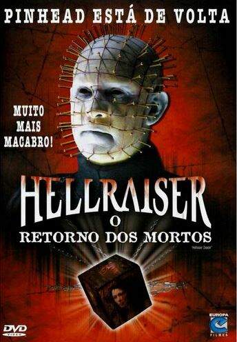 DVD - HELLRAISER - O RETORNO DOS MORTOS - Sebo e Livraria Mania de