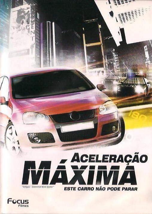 DVD - ACELERAÇÃO MÁXIMA - Sebo e Livraria Mania de Cultura