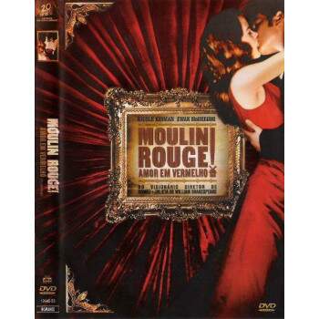 DVD - MOULIN ROUGE - AMOR EM VERMELHO