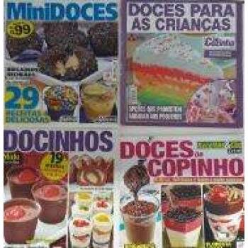 Mini Revistas Culinria - 06 - Kit Com 15