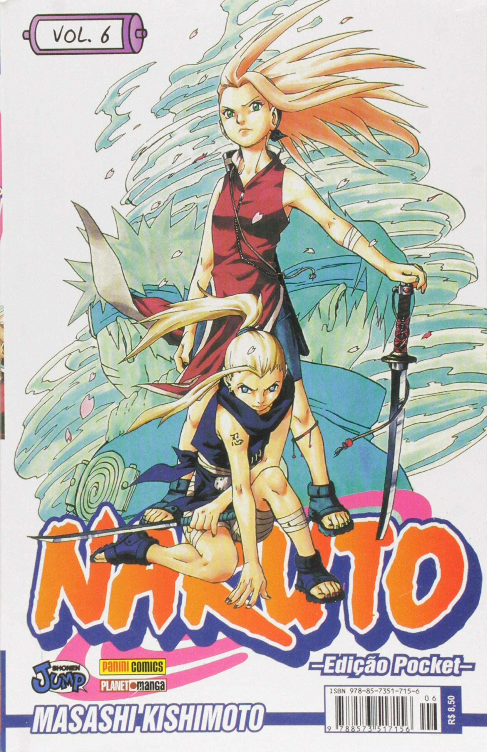 Naruto Vol 6 - Masashi Kishimoto - Sebo e Livraria Mania de Cultura