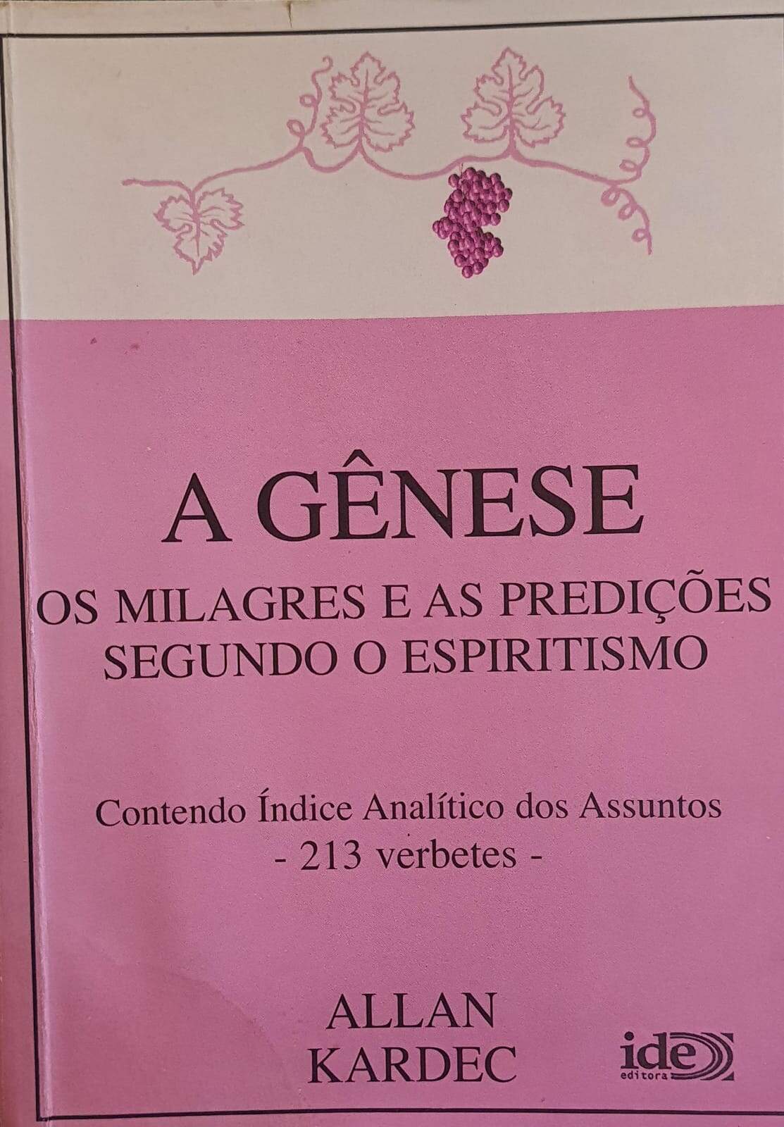 A Gênese - Allan Kardec - Sebo e Livraria Mania de Cultura
