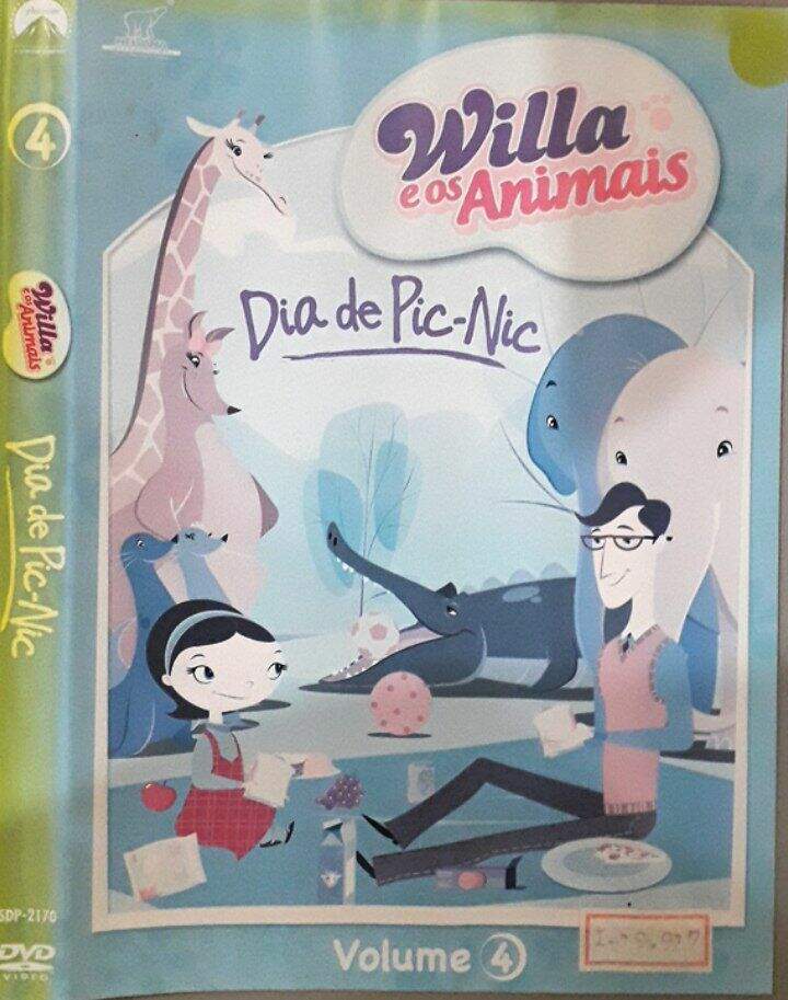 DVD - Willa E Os Animais - Dia De Pic-nic Vol.4 - Sebo e Livraria