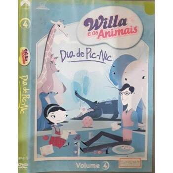 DVD - Willa E Os Animais - Dia De Pic-nic Vol.4 - Sebo e Livraria