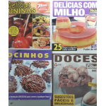 Mini Revistas Culinria - 01 - Kit Com 15