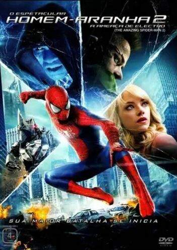 DVD - HOMEM ARANHA 2 - A AMEAÇA DE ELECTRO - Sebo e Livraria Mania