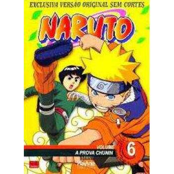 アニメ NARUTO DVD Dvd - Naruto - A Prova Chunin - Vol 6 - Sebo e Livraria Mania de