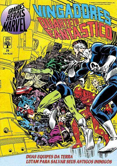 Vingadores e Quarteto Fantastico Vol 29 - Grandes Herois Marvel
