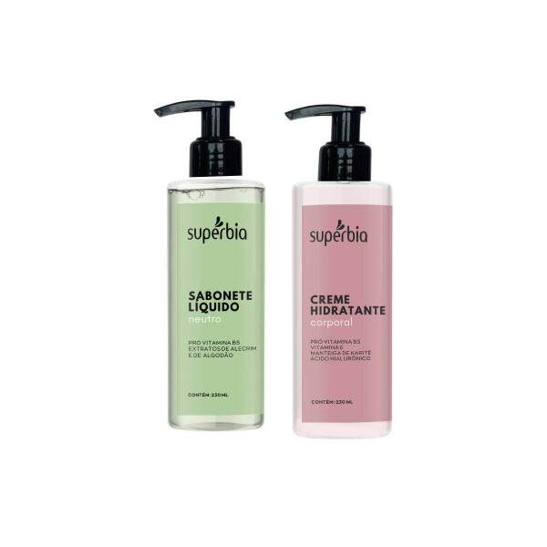 Kit Sabonete Lquido e Creme Hidratante Corporal