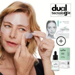 Kit Dual Tec Adesivo de Rosto e Srum Clareador