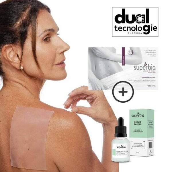 Kit Dual Tec Placa de Silicone e Srum Clareador