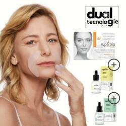 Kit Dual Tec Adesivo para Olhos/Bigode Chinês, Sérum Clareador e Sérum Firmador