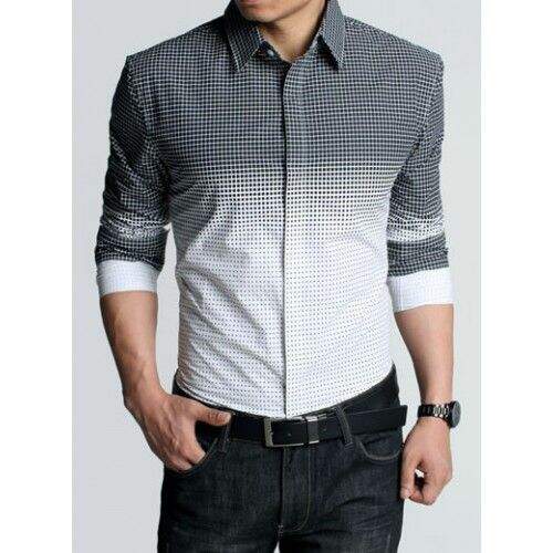 camisa social aberta