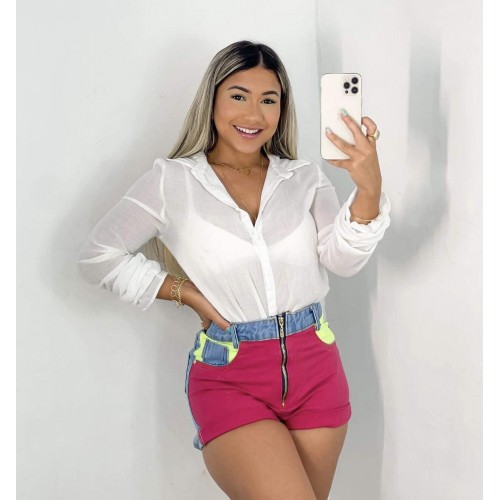 camisa social masculina manga longa preta