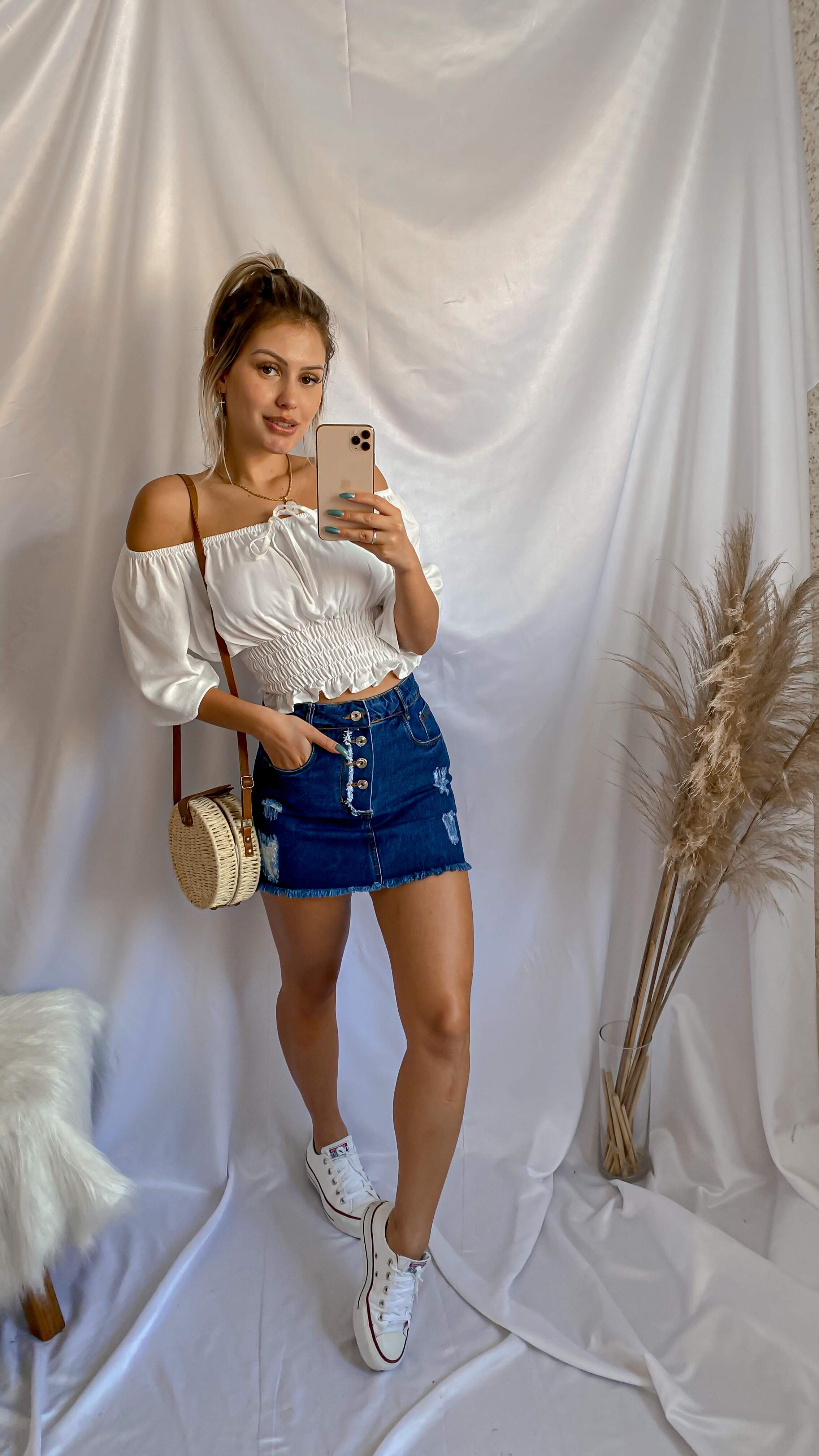saia jeans shoulder