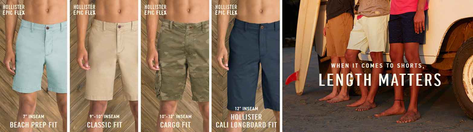 Bermuda Masculina Hollister Bermuda Hollister