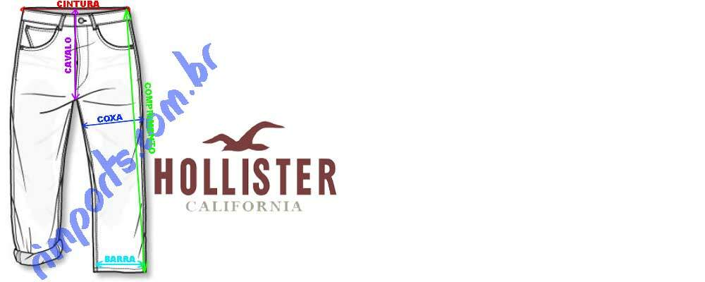 Medidas exatas da Calça Jeans Hollister Medidas exatas da Calça Jeans Hollister