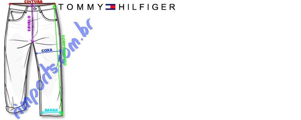 Medidas exatas da Calça Jeans Tommy Hilfiger Medidas exatas da Calça Jeans Tommy Hilfiger