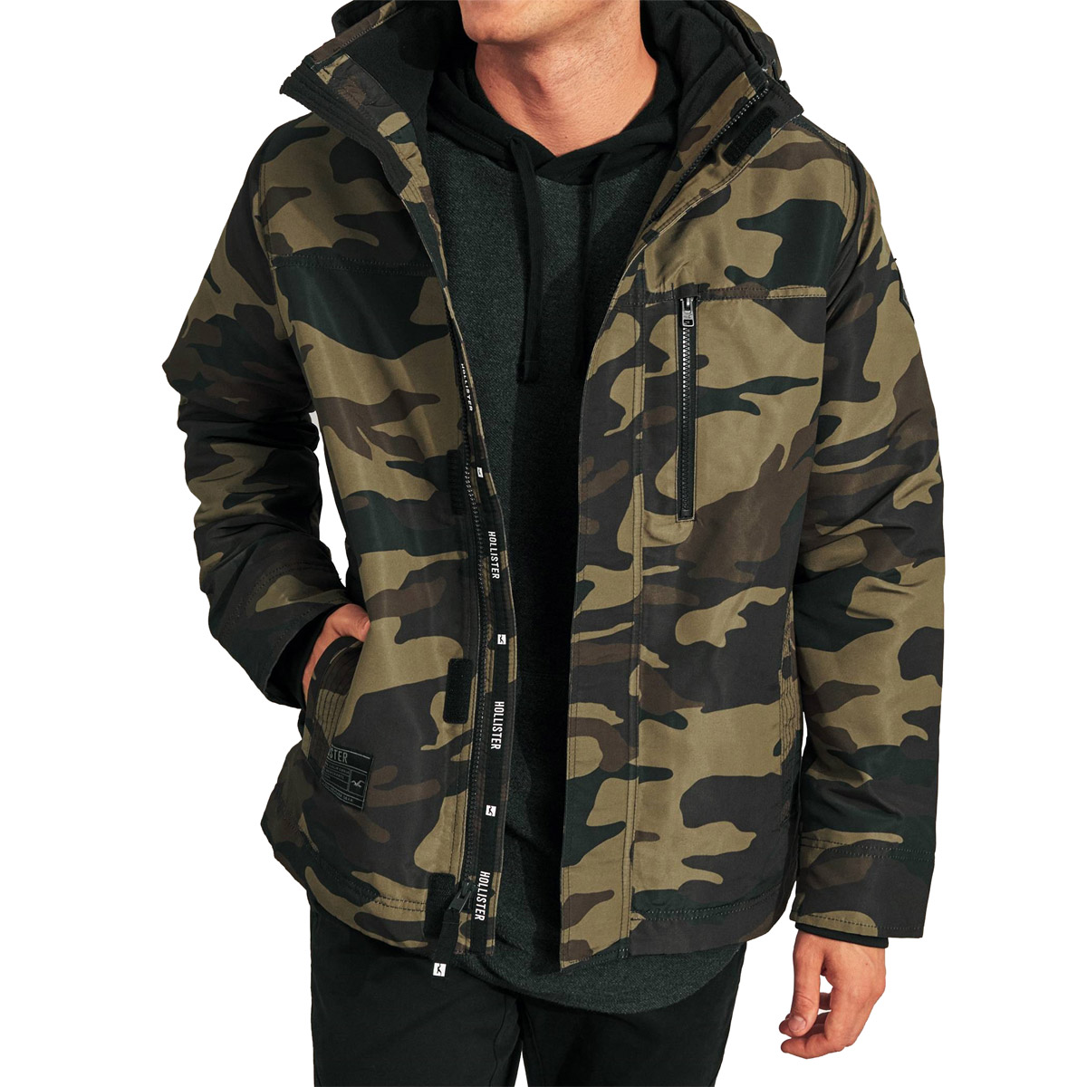 parka masculina camuflada