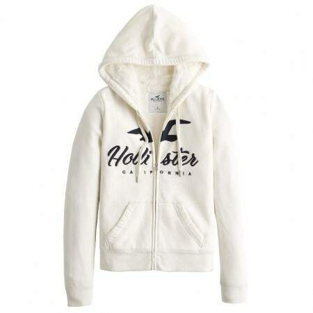 Moletom peluciado Hollister