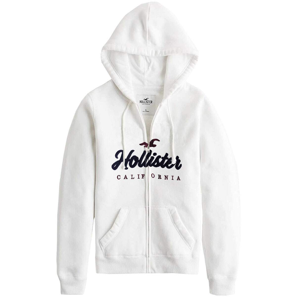 Moletom hollister branco clearance