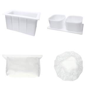 Kit Forma de Queijo Coalho e Prato de 3 Kg