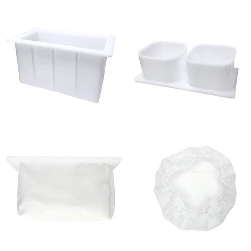 Kit Forma de Queijo Coalho e Prato de 3 Kg