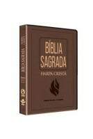 Bíblia Sagrada com Harpa Cristã Slim - Marrom