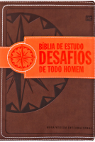 Bíblia Desafios de Todo Homem - Marrom