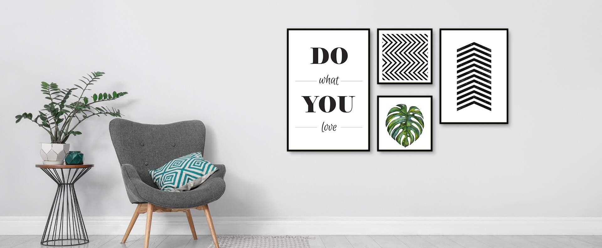 Composição Quadros Decorativos Quarto