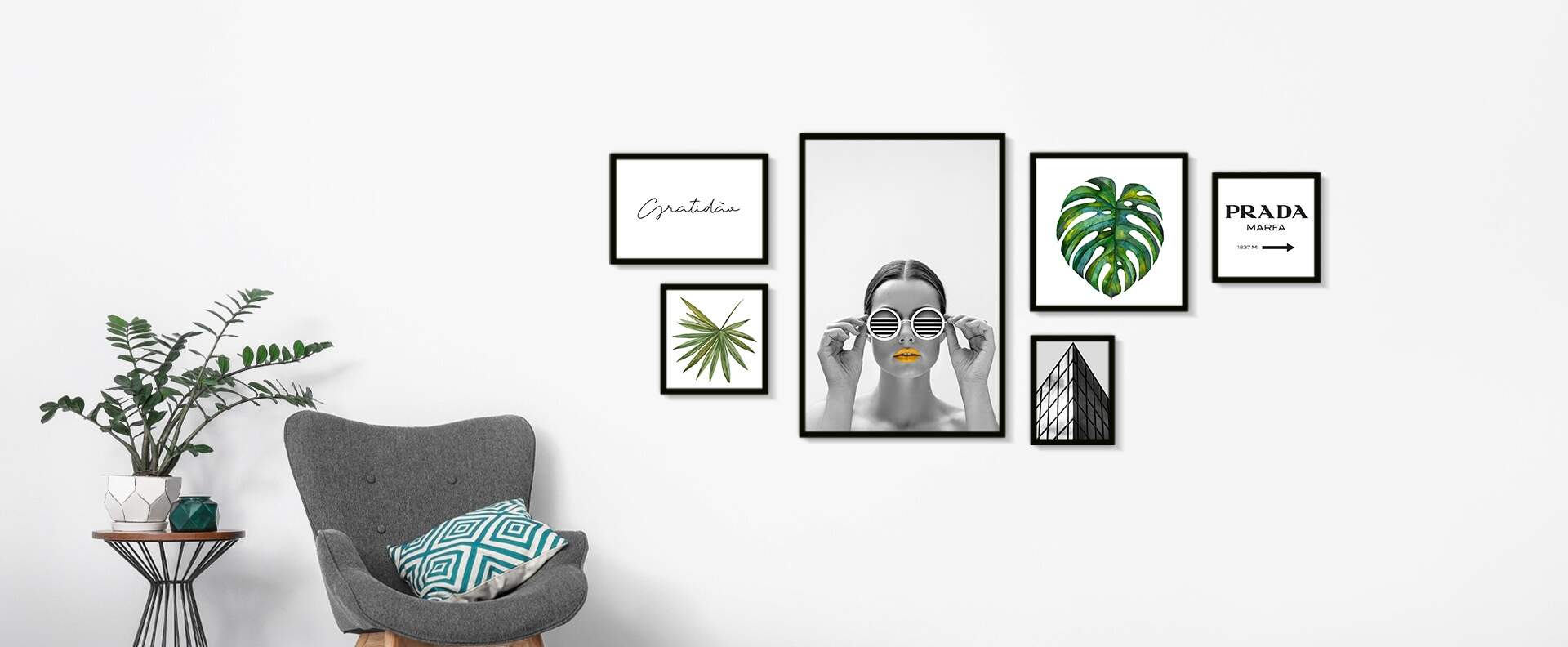 Quadros Decorativos Composição Ambientes