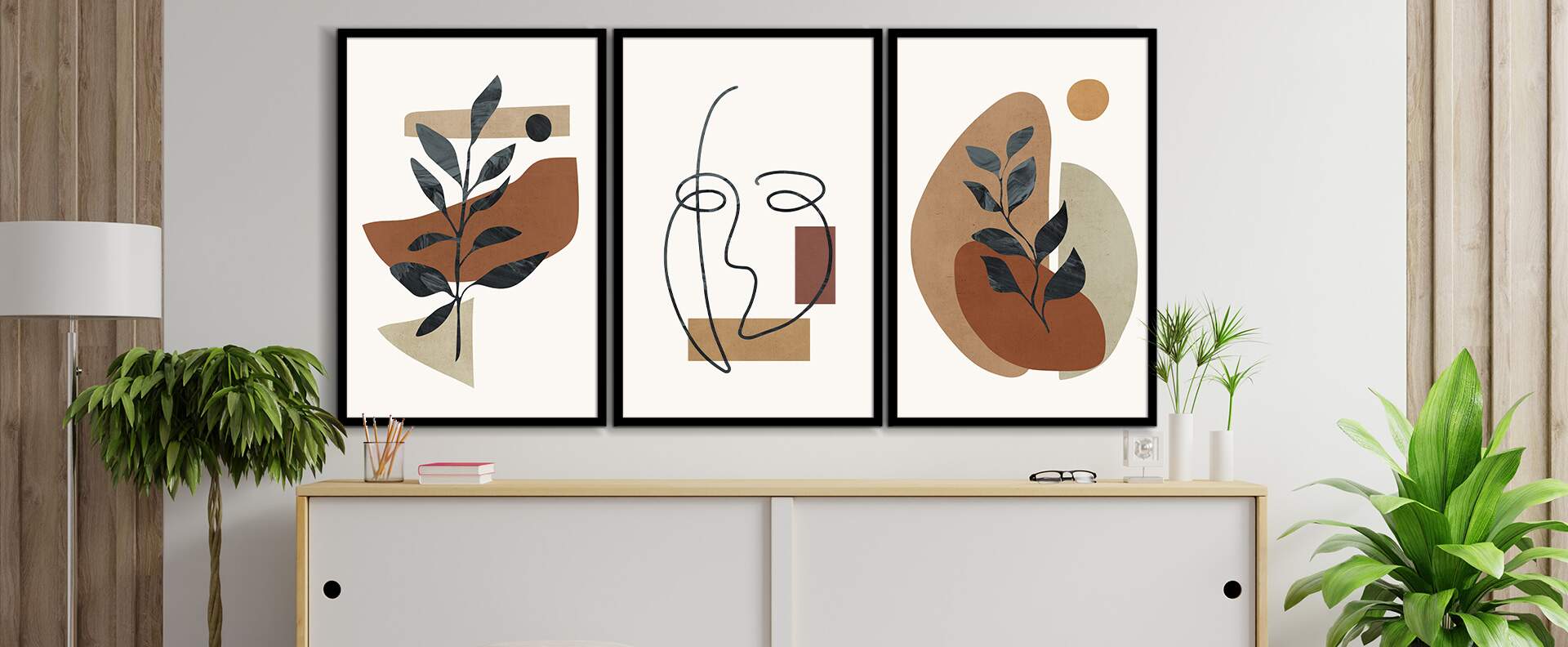 Quadro Decorativo Com Moldura