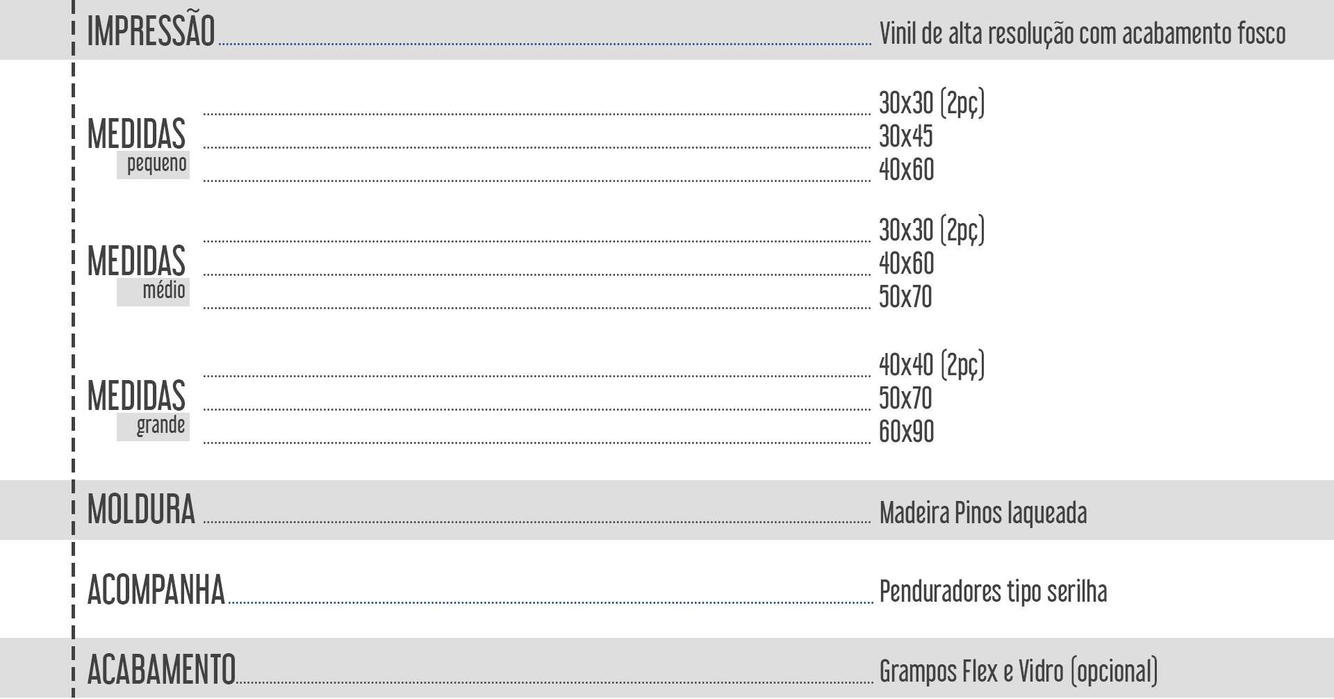 Composição Quadros Decorativos