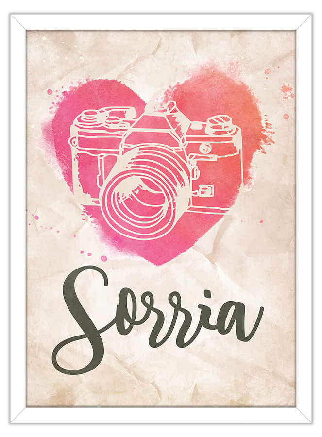 Quadro Decorativo Com Moldura Frases Sorria Camera E Coracao Se eu ganhasse 1 real por cada tarefa de casa que eu faço eu seria um mendigo. quadro decorativo com moldura frases sorria camera e coracao