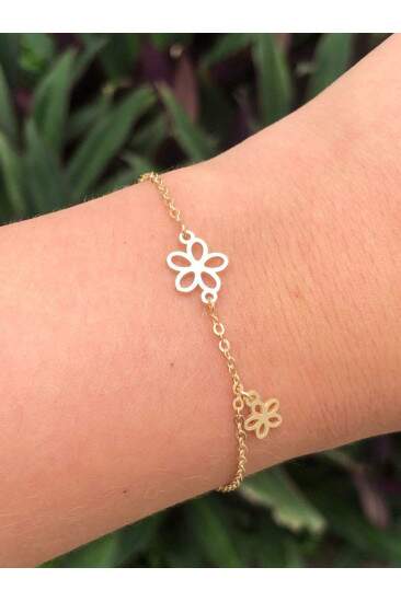 Pulseira infantil de florzinha