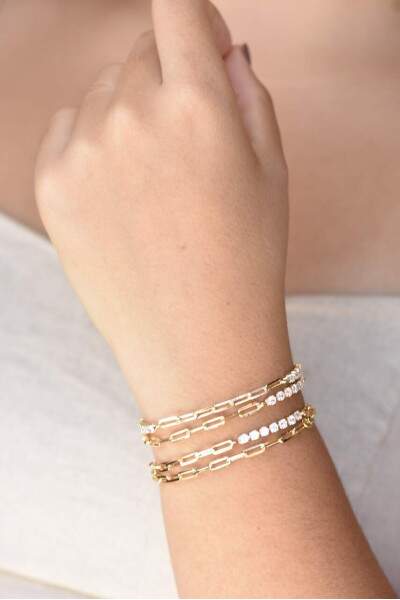 Pulseira riviera e cartier 4 voltas