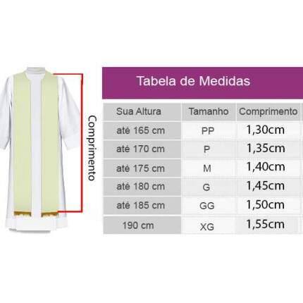 Estola creme modelo ES013