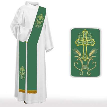 Estola Diaconal Verde ED002