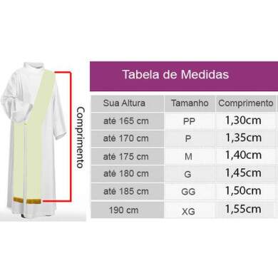 Estola Diaconal Verde ED004