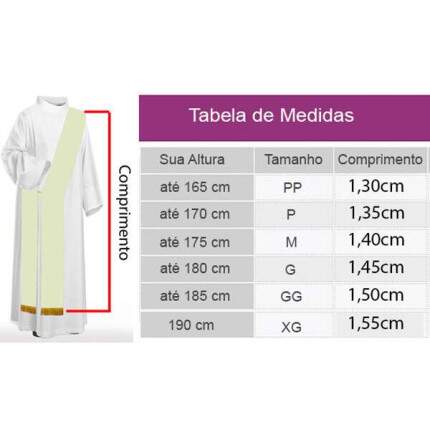 Estola Diaconal Verde ED005