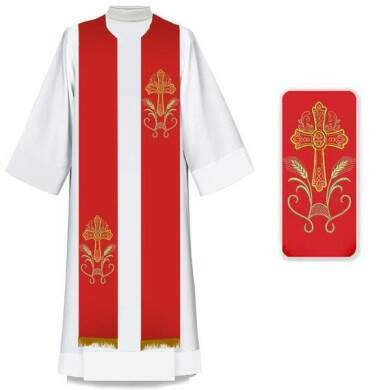 Estola Sacerdotal Vermelha ES02
