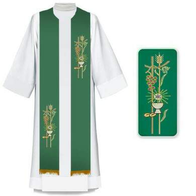 Estola Diaconal Verde ES03