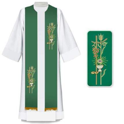 Estola Diaconal Verde ES03
