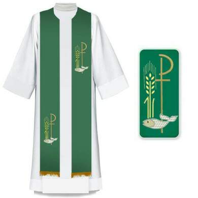 Estola Diaconal Verde ES09