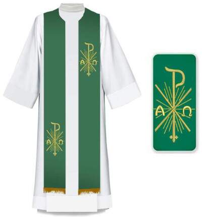 Estola Diaconal Verde ES04